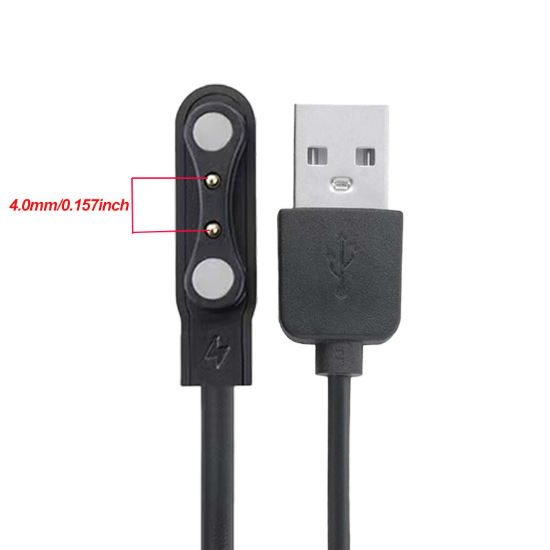 ZL02CPro Charger Cable 2 Pin USB Charging Cable for ZL02 / ZL02D Smartwatch Smart Watches Wristwatch
