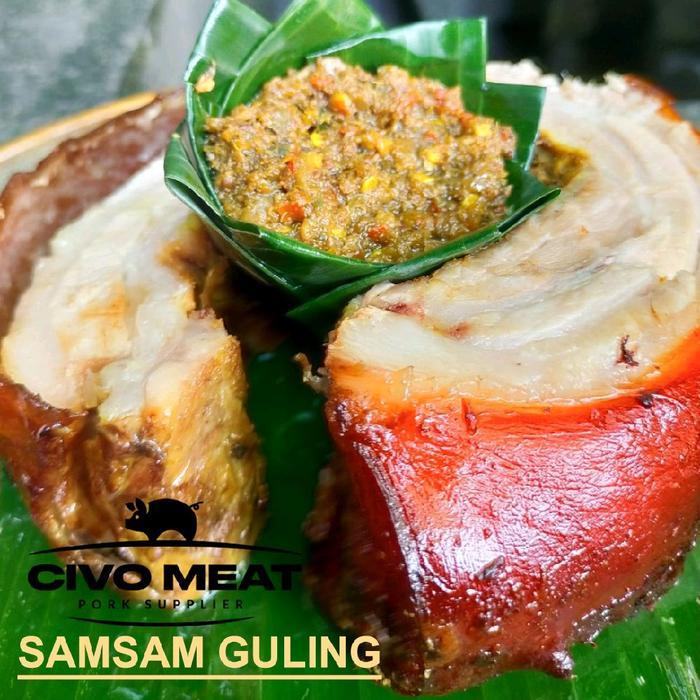 Samcan Babi Samsam Guling Matang Bali 500g Frozen (Daging Babi Non Halal)