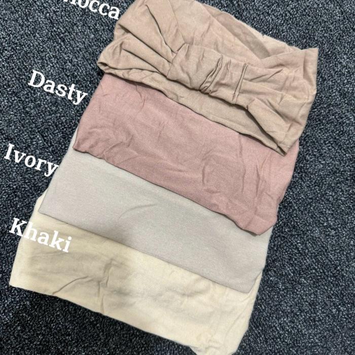 CIPUT BANDANA KAOS PREMIUM / Ciput Bandana Kaos Daleman Hijab Kerudung / Inner Bando Basic Rayon
