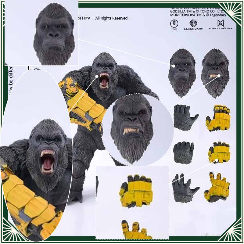 Hiya 16CM 6inch Exquisite Basic Series Godzilla x Kong The New Empire Kong B.E.A.S.T. Glove Ver.