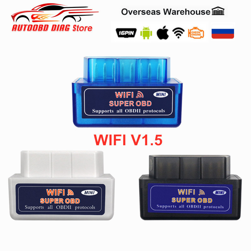 ELM327 WIFI 1.5 OBD2 Diagnostic Interface WIFI ELM 327 V1.5 Auto OBD