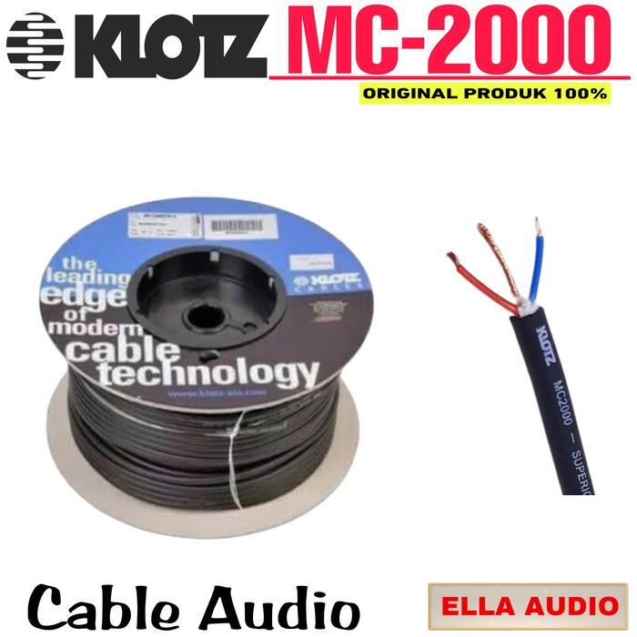 BERKUALITAS Kabel Klotz Mc2000 Kabel Audio Microphone Klotz Mc-2000