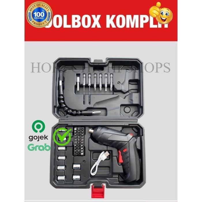 BOR OBENG ELEKTRIK FULL SET TOOLKIT ORIGINAL CC