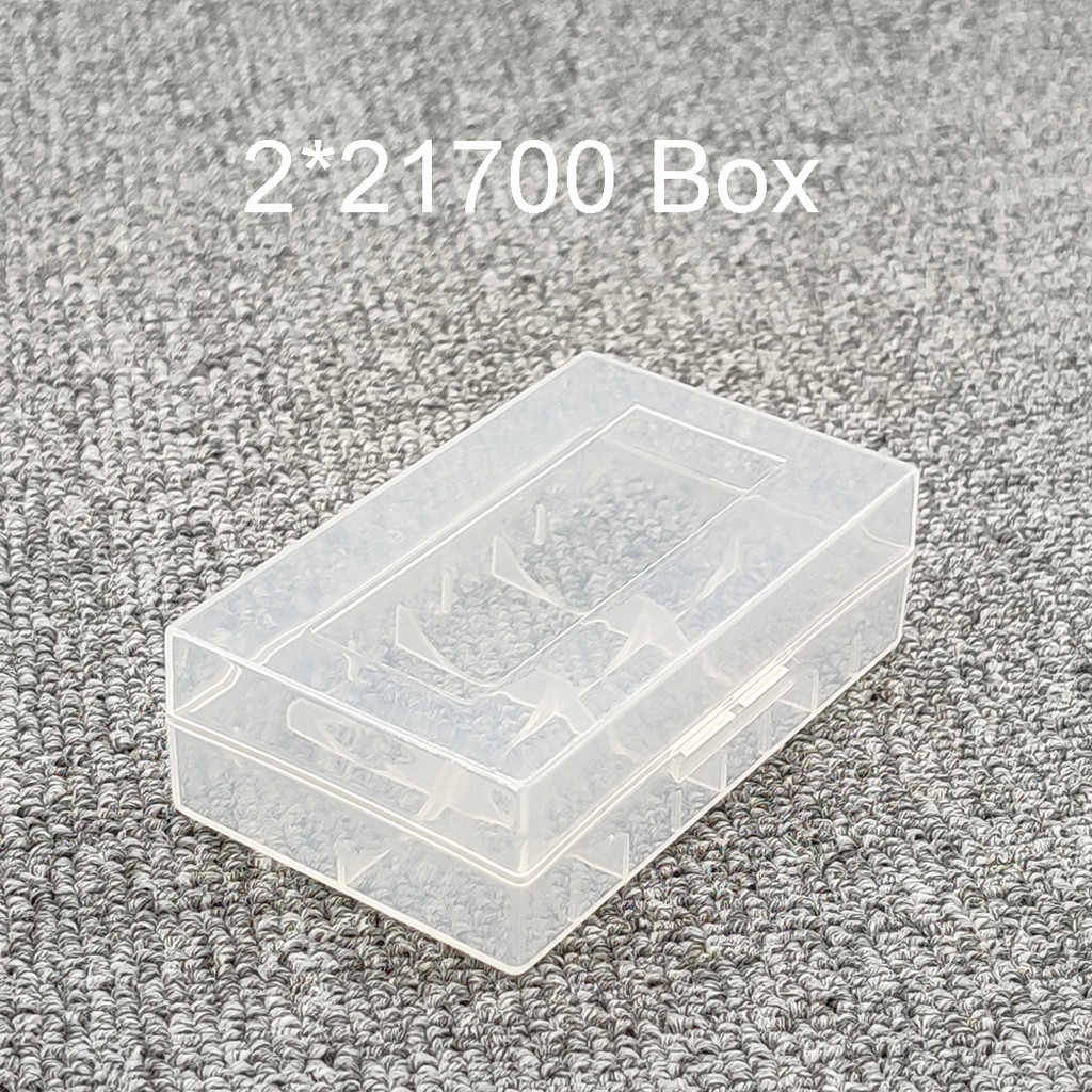 2*21700 Battery Storage Box 21700 Battery Holder 21700 Battery Case Plastic Box 21700 Box