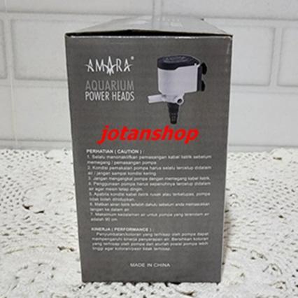 AMARA AM 2600 A AM2600 2600A Mesin Pompa celup Power Heads Aquarium PH