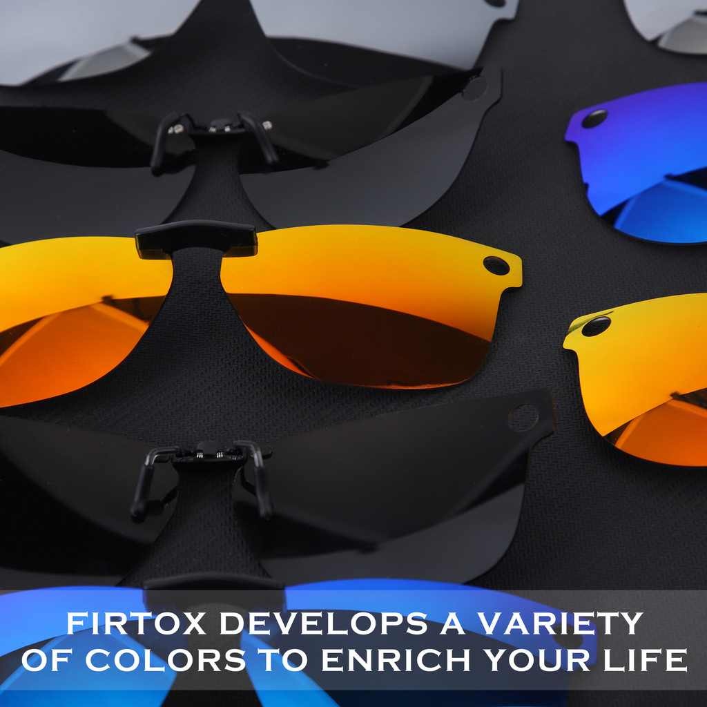 ELuxonsight Polarized Clip-on Sunglasses Clip onto Eyeglasses for Oakley Socket 5.0 OX3217-55