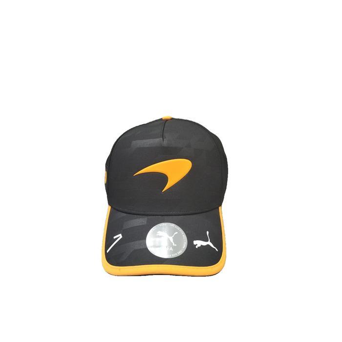 PUMA Topi Ekslusif Collab McLaren Unisex McLAREN REPLICA 1000GP NORRIS BB Cap Warna Puma Black -