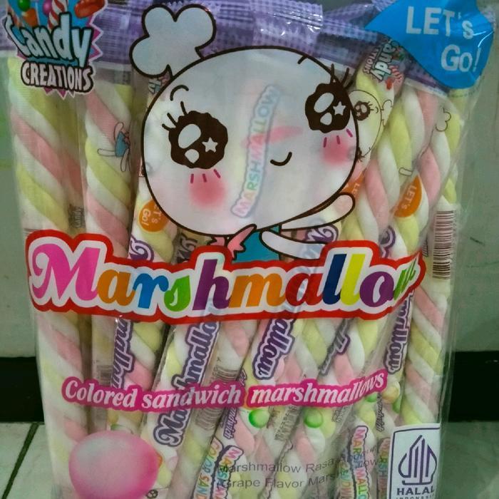 TERLARIS marshmallow panjang isi 30 pcs