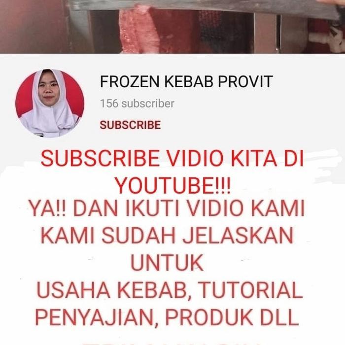 NEW kulit kebab TM 20CM isi 20 lembar