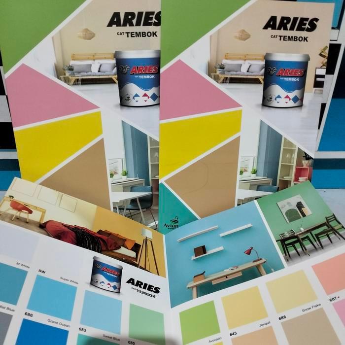 langsung order saja] katalog cat tembok aries,catalog cat aries,kartu warna cat aries