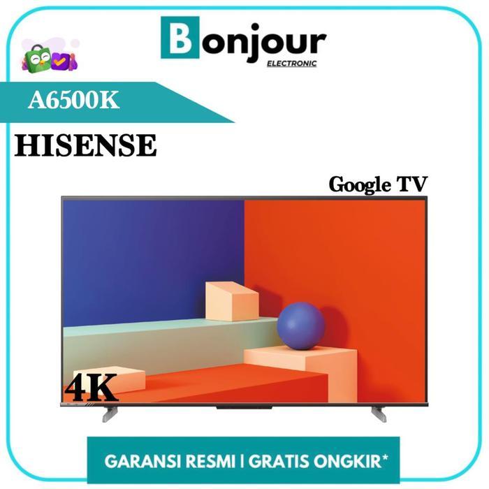 TV Hisense 50 Inch Android Google TV 4K 50 Hisense 50A6500K 50A6500