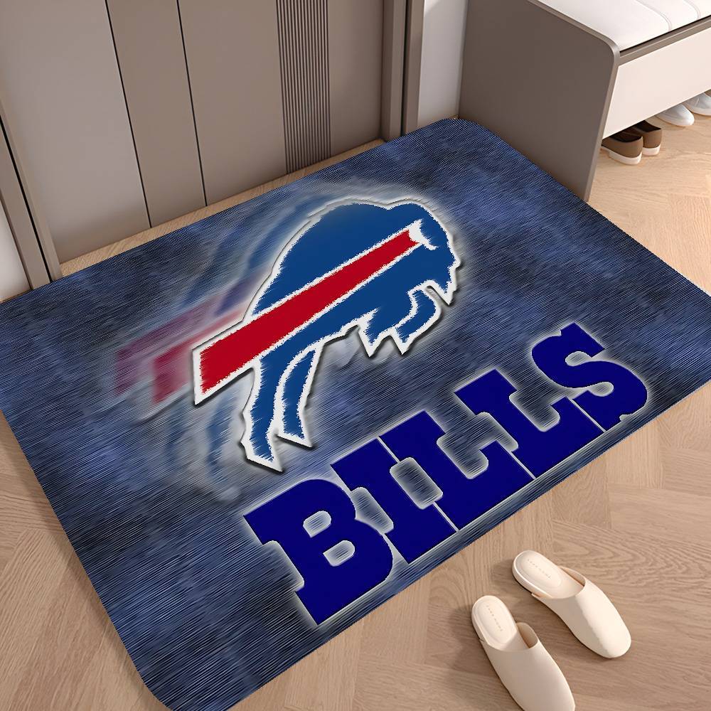 Cool B-Buffalo-B-BillS Bathroom Mat Anti-slip Absorb Water Long Strip Cushion Bedroon Mat Welcome