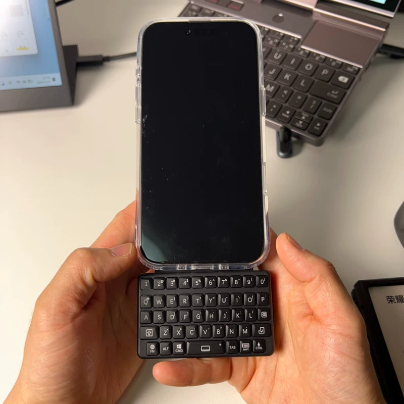 EXknight Magneti Bluetooth Keyboard for 1217 Versions WindowsAndroid ompat Phone Blakberry Keypad