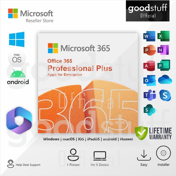 Microsoft Office 365 Pro Plus Original Lisensi