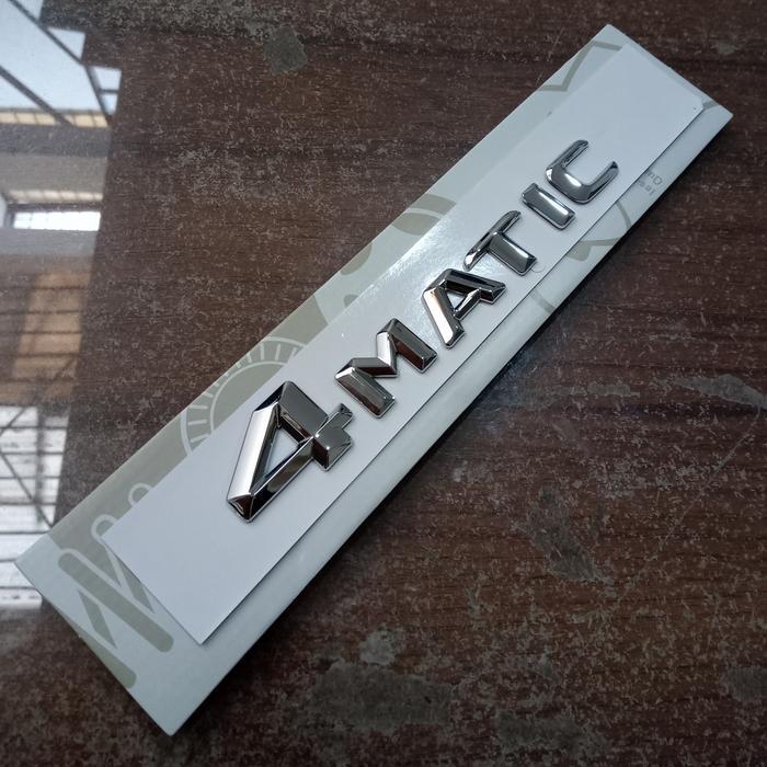 // Emblem Logo 4 Matic Mercedes Benz //