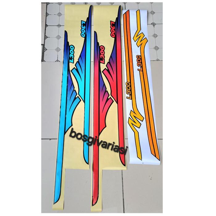 Stiker L300 pick up bak / Sticker Mitsubishi L300 pick up bak samping / stiker bak samping L300 /