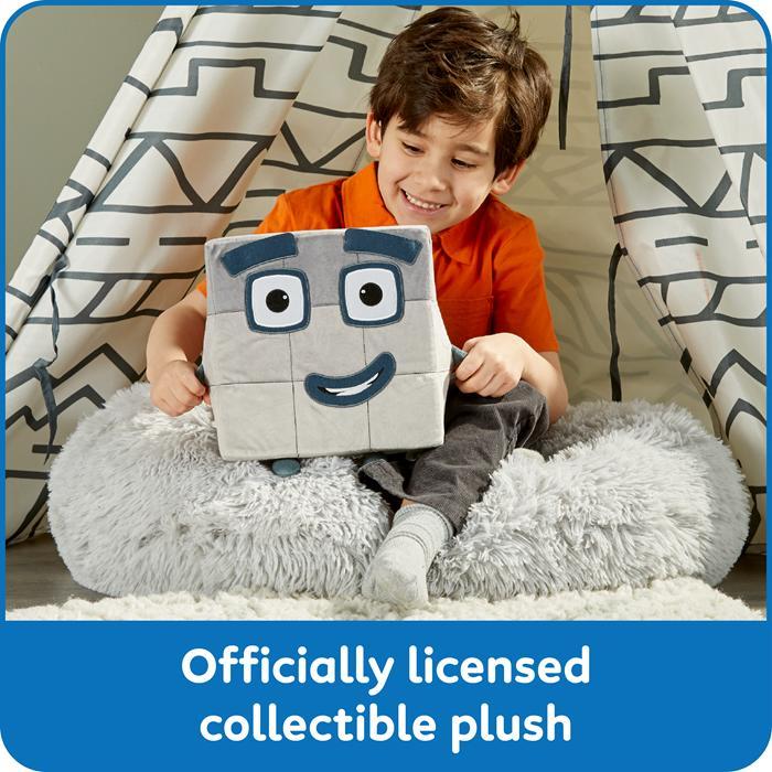 Hand2Mind Numberblocks Nine Playful Pal, Boneka Numberblocks Angka 9 Yang Lembut Dan Lucu. Cocok