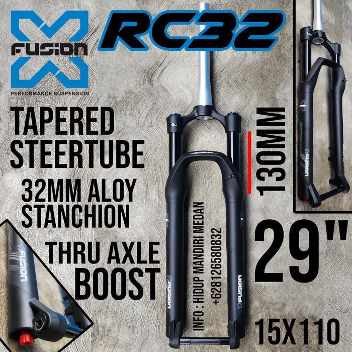 READY Fork X-Fusion RC32 29 Boost Travel 130 TA15 x 110 Tapered xfusion