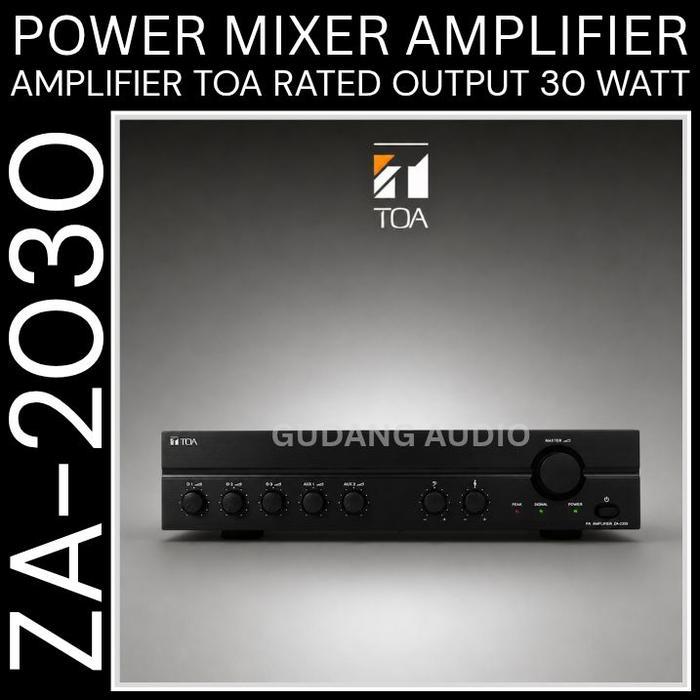 ZA-2030 POWER MIXER AMPLIFIER TOA ZA 2030 30 WATT AMPLI TOA