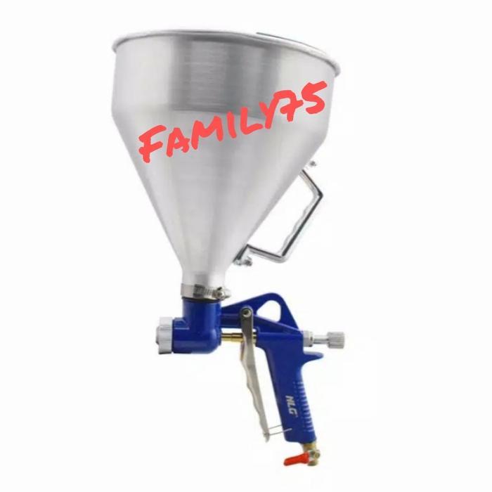 Spray Gun Hopper Gun Cat Semen Tembok Cat Texture Tekstur Cement Gun