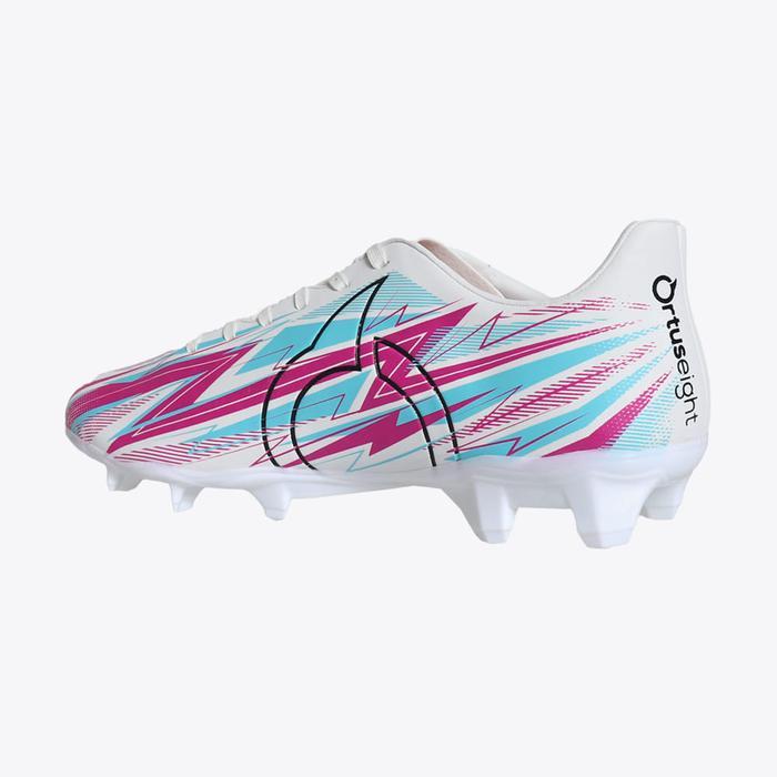Perlengkapan Sepak Bola & Futsal Ortuseight Sepatu Sepak Bola Volt V3 Fg White Pink Cyan