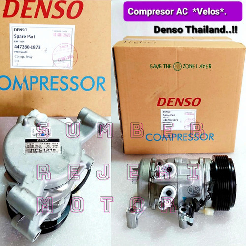Compresor AC Kompresor AC komplit Toyota All New Avanza Veloz Rush Original DENSO