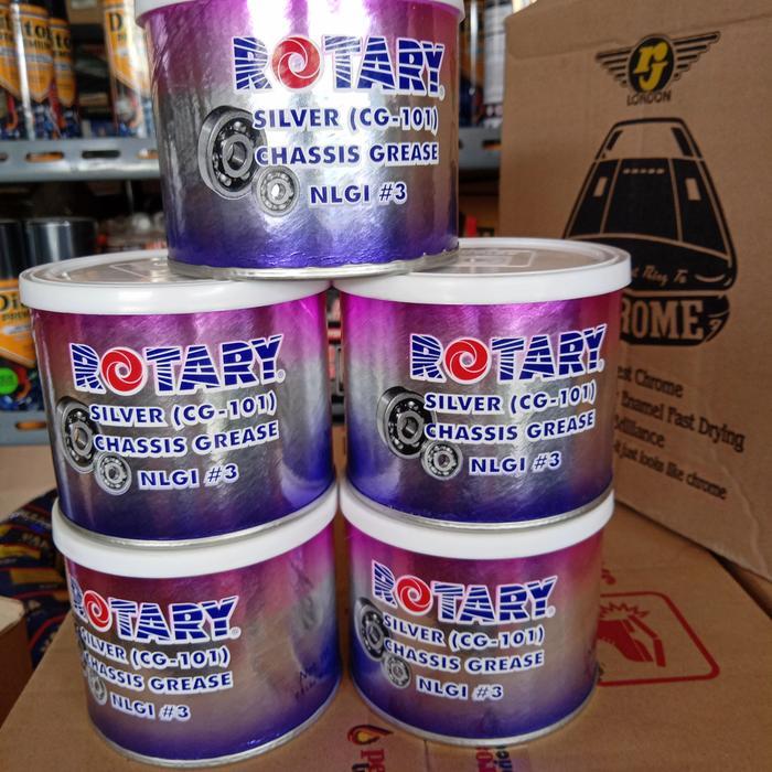 Rotary Silver Chassis Grease 250Gr Gemuk Stempet
