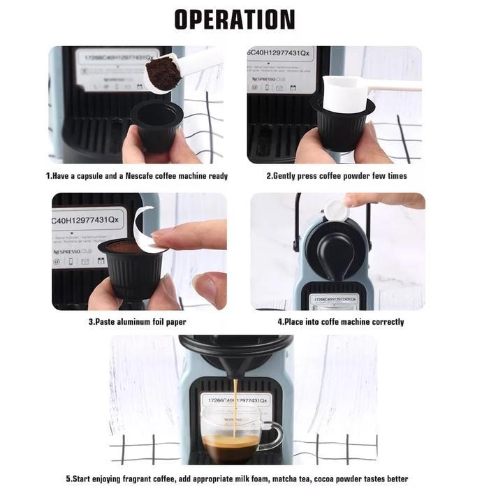 Icafilas Nespresso Capsule Disposable Coffee Pod Kapsul Kopi