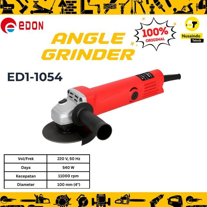 Edon Ed1-1054 Mesin Gerinda Tangan Angle Grinder