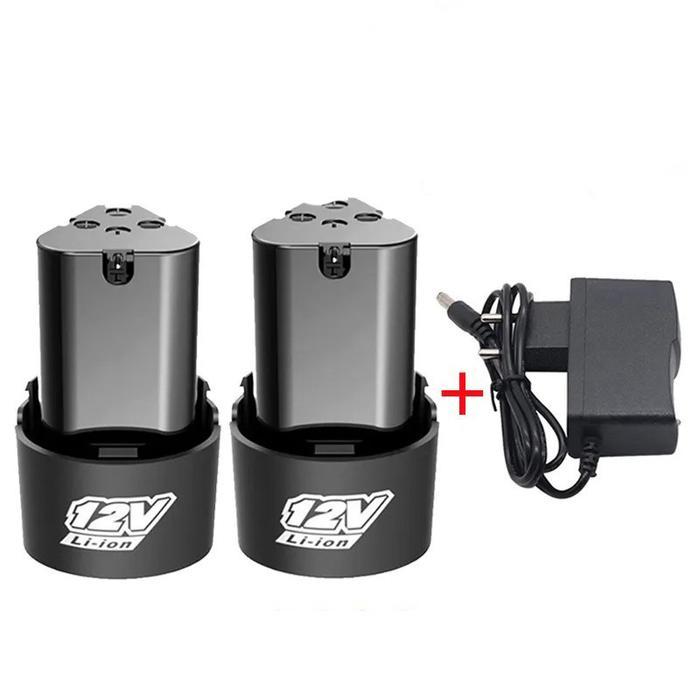 SALE Battery 12v 1300mah Baterai Bor Tanpa Kabel 12v , Baterai Ori Batrei 12v 12 Volt Bor Cas