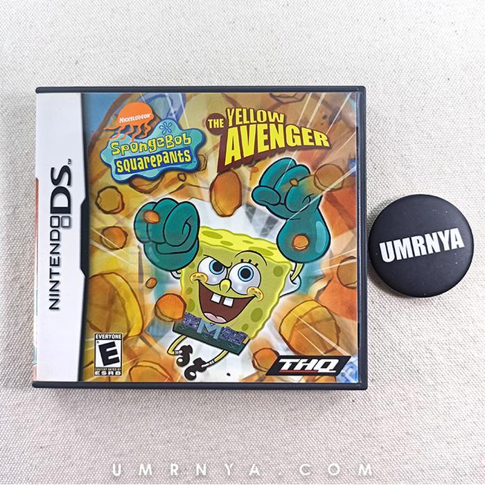 Kaset ORI Spongebob Squarepants The Yellow Avenger Nintendo NDS 3DS DS
