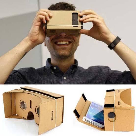Google Cardboard untuk Smartphone 3.5-6 Inch dengan Magnet