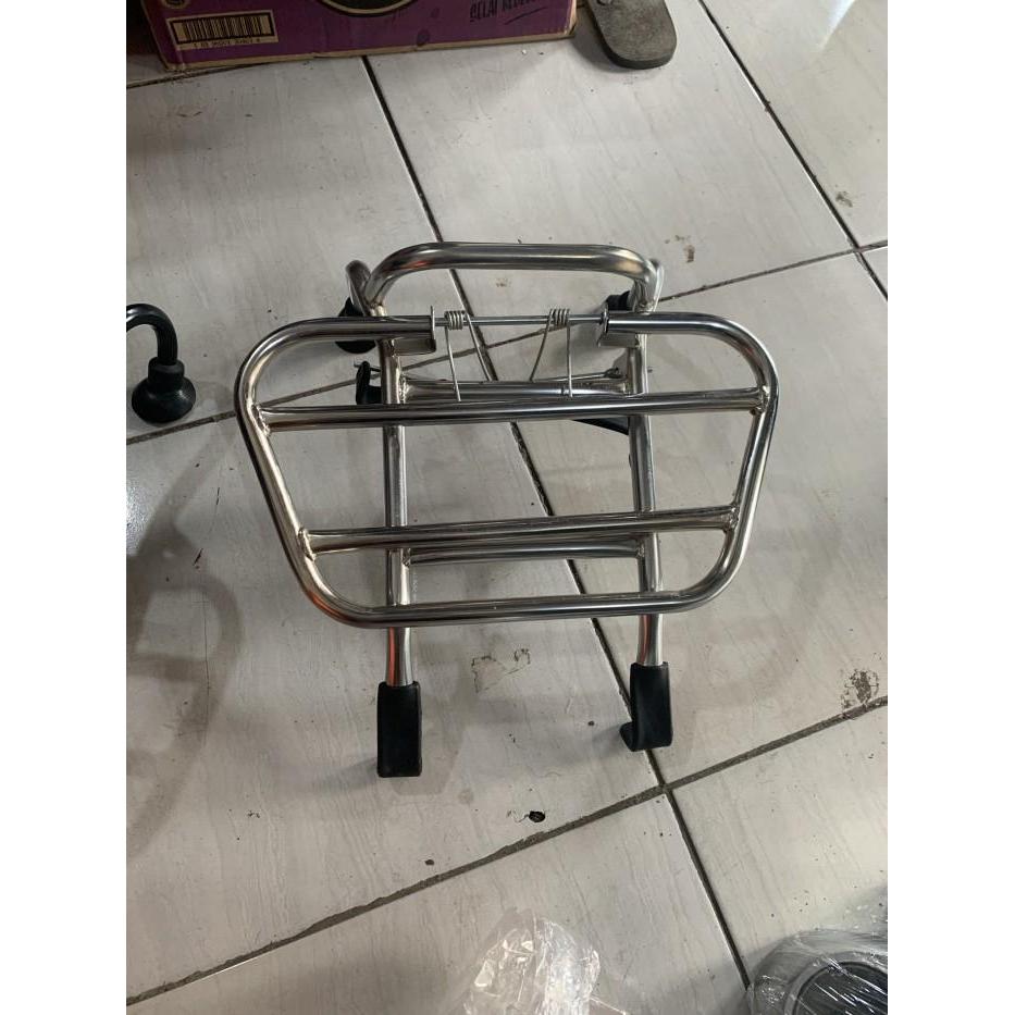 Aksesoris Vespa Rak Depan Front Rack