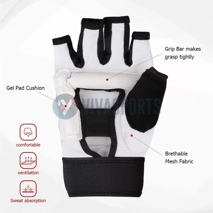 VIVASPORTS - Sarung Kaki Taekwondo WTF / Pelindung Kaki Taekwondo Moks Sarung Kaki Taekwondo Moks