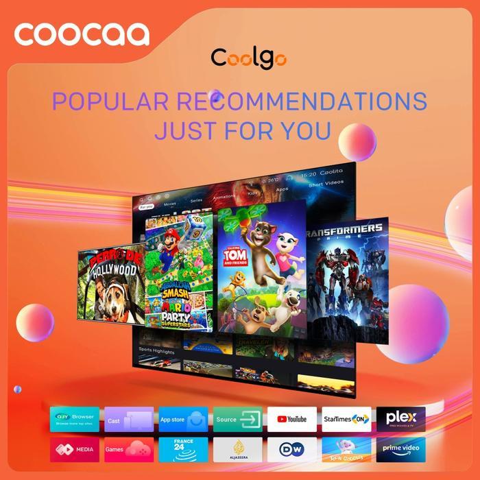 Smart TV Coocaa 43 inch Coocaa Smart TV 43S3U Garansi Coocaa, Grandivo