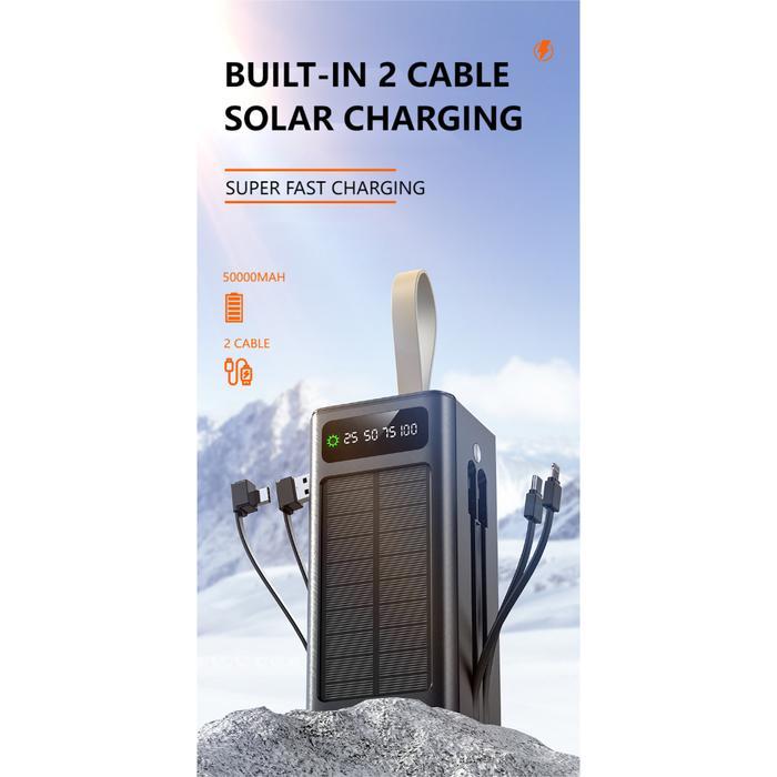 66W powerbank 100000mah solar power bank ori power bank original asli power bank large capacity