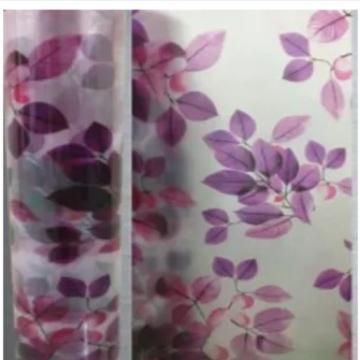 Jual Murah Fiber Pagar Plastik Penutup Pagar Motif Daun Ungu Terlaris