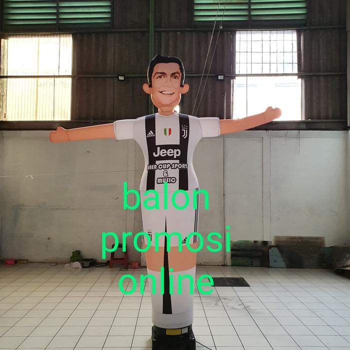 Promo Balon Sky Dancer Karakter + Blower 18Inch + Lampu Led Tinggi 2.5M