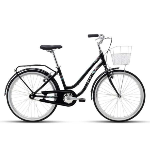 Sepeda Keranjang - Sepeda Polygon Lovina 24 - Hitam
