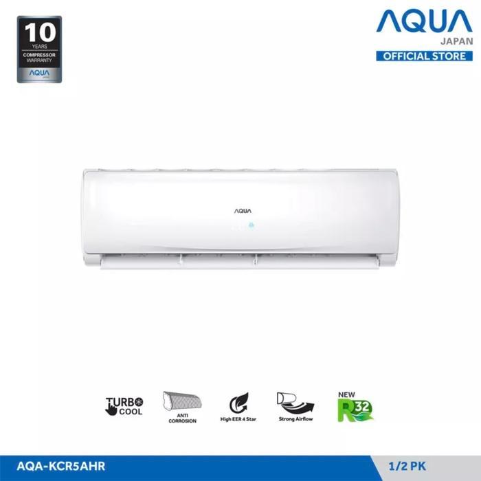 AQUA AC Standard 1/2 PK AQA-KCR5AHR Termasuk Pasang - Garansi Resmi