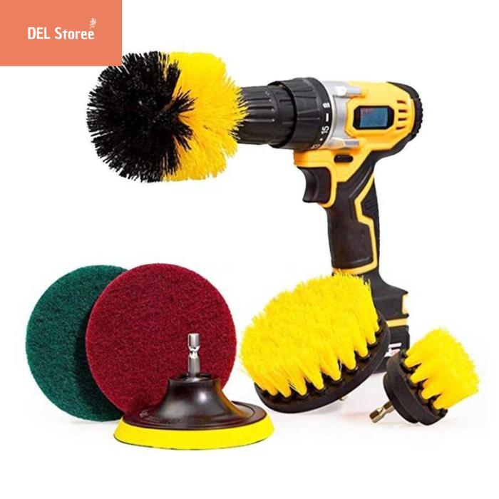 Power Cleaning Brush Head Kepala Sikat Bor Elektrik