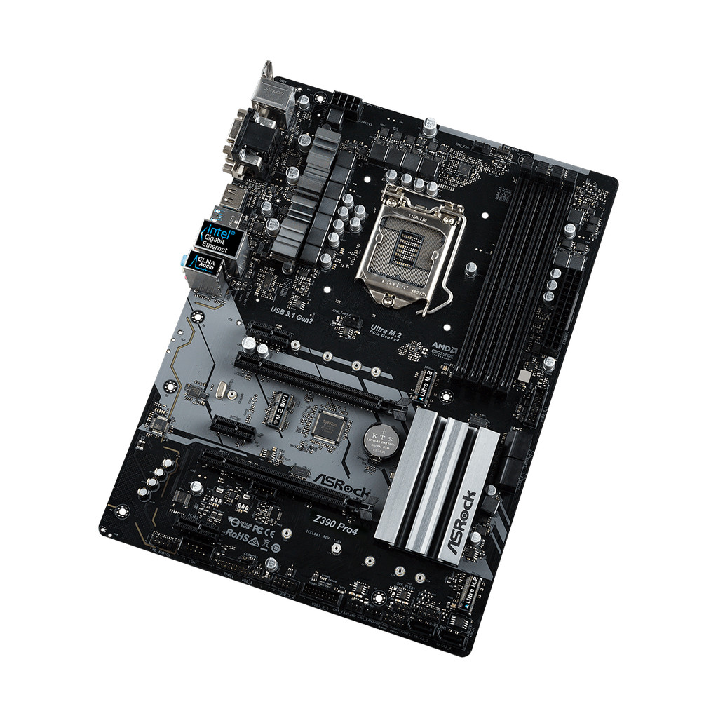 ASRock Z390 Pro4 Desktop 1151 Motherboard Z390 Socket LGA1151 DDR4 3 USB3.0 M.2