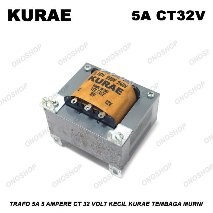 Trafo 5A 5 Ampere Ct 32 Volt Kecil Kurae Tembaga Murni