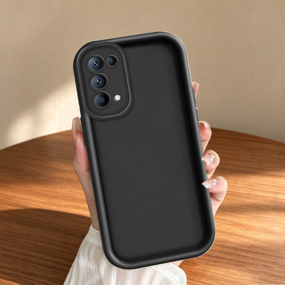 Casing Hp Untuk Soft Case Silikon Matte For OPPO Reno 5 4G 5G Cassing Sofcase Silicone Phone Cover B