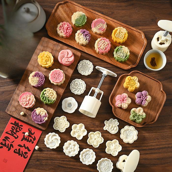 READY Cetakan Kue Bulan 50gr/Cetakan Mooncake 50gr/ Mooncake Mold 50gr Cetakan Kue cetakan kue soes