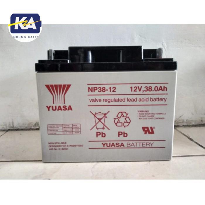 Aki Kering Yuasa NP38-12 Baterai Yuasa 12v 38ah Yuasa vrla 12 v 38 ah