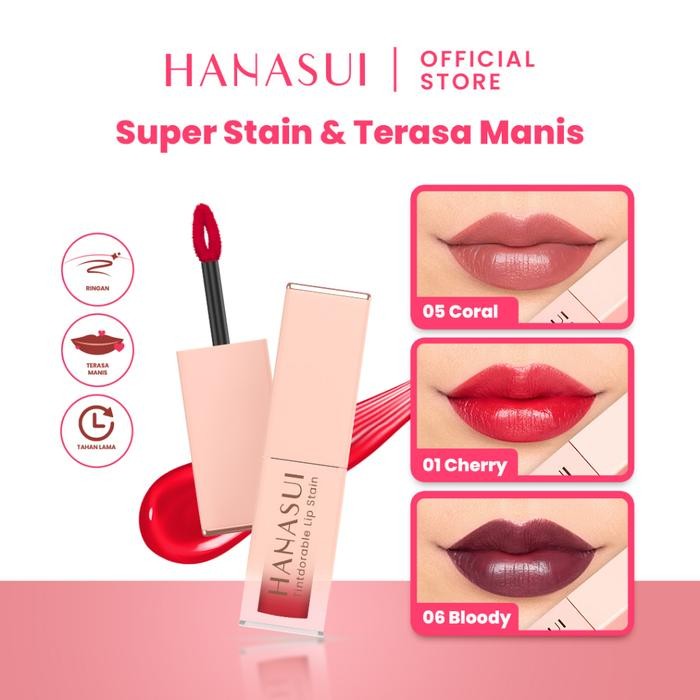 Hanasui Tintdorable Lip Stain - Lip Tint lip tint anak sekolah