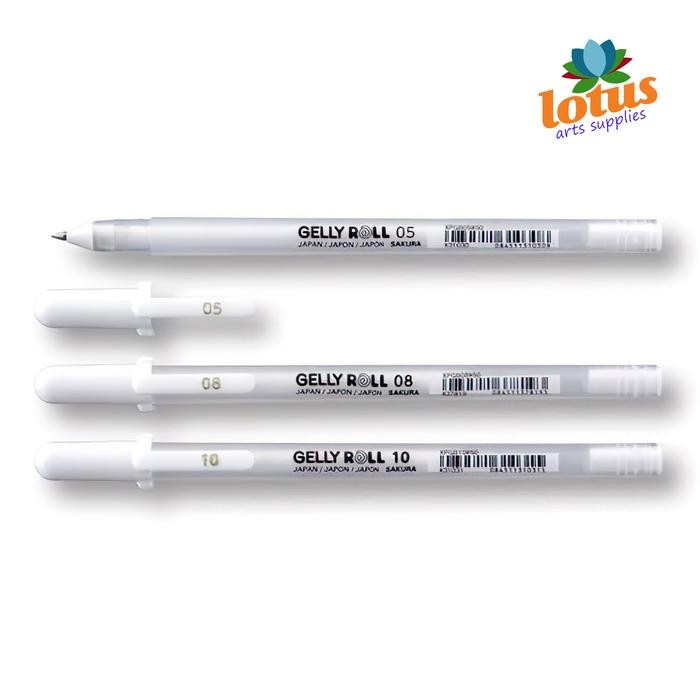New SAKURA GELLY ROLL PEN WHITE
