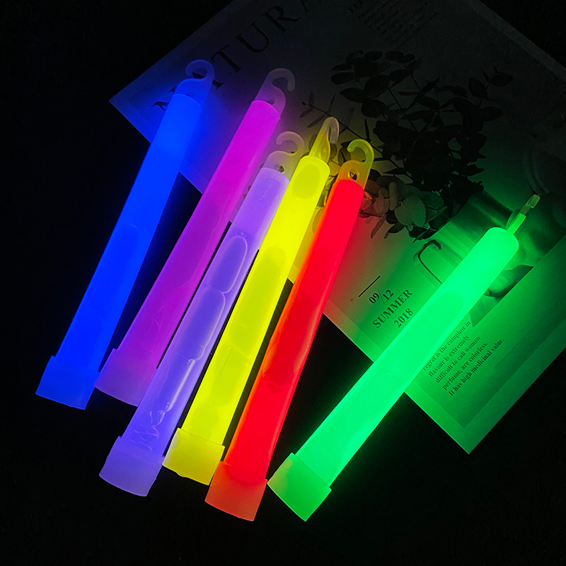 2pcs/lot 6inch multicolor Glow Stick Chemical light stick Camping Emergency decor Neon Party bar