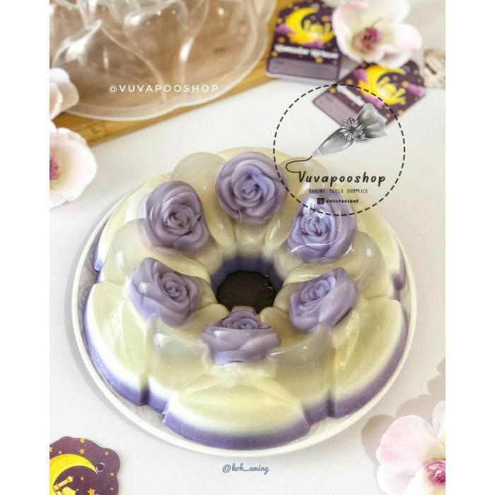 Cetakan Puding Plastik / Cetakan Pudding / Cetakan Puding Magnolia / Cetakan Pudding Plastik